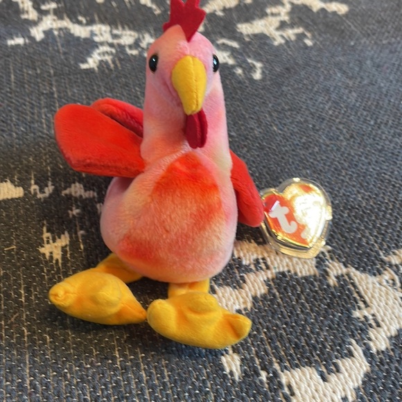 Ty Beanie Babies Doddle the Rooster 1996 style 4171 tag errors - Picture 3 of 4